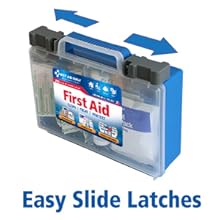 First Aid Kit Easy Slide Latches